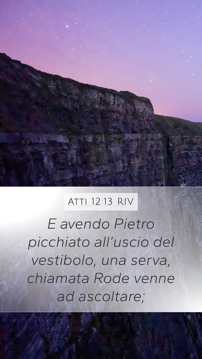 Atti 12:13 RIV Bible Verse Image
