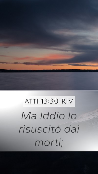 Atti 13:30 RIV Bible Verse Image