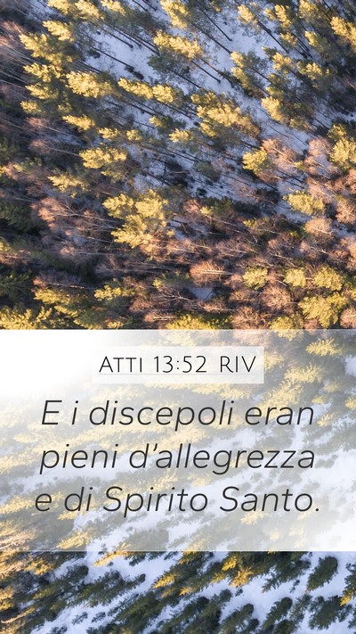 Atti 13:52 RIV Bible Verse Image
