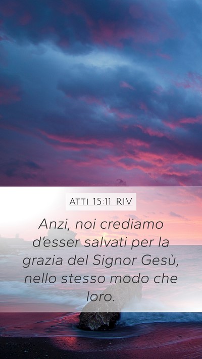 Atti 15:11 RIV Bible Verse Image