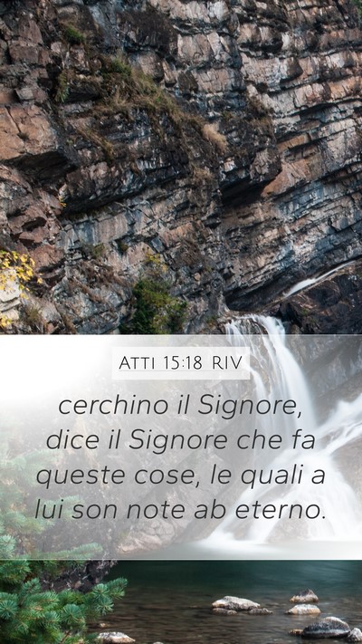 Atti 15:18 RIV Bible Verse Image
