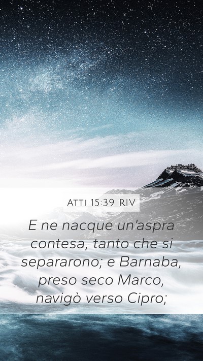 Atti 15:39 RIV Bible Verse Image
