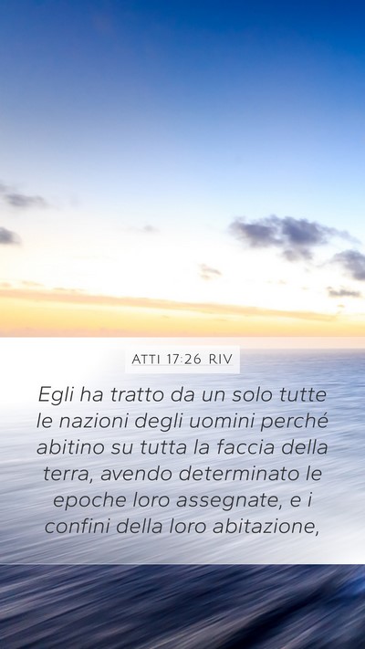 Atti 17:26 RIV Bible Verse Image