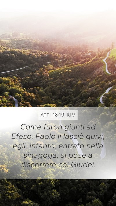 Atti 18:19 RIV Bible Verse Image