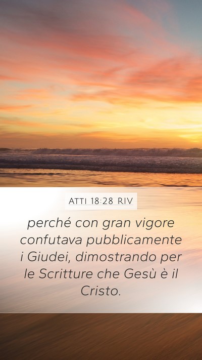 Atti 18:28 RIV Bible Verse Image