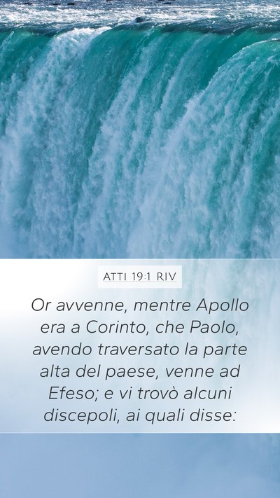 Atti 19:1 RIV Bible Verse Image