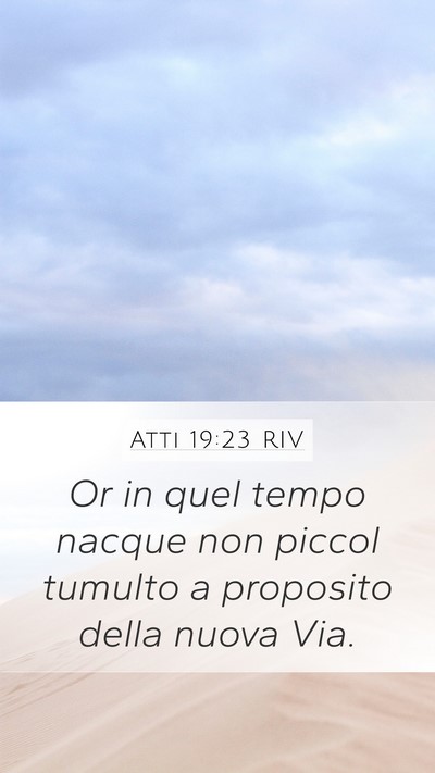 Atti 19:23 RIV Bible Verse Image