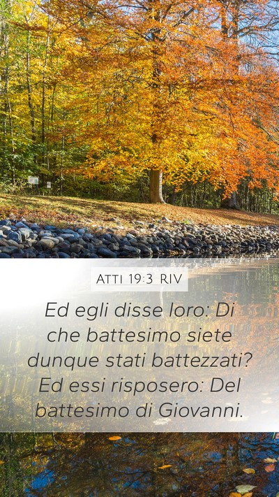 Atti 19:3 RIV Bible Verse Image