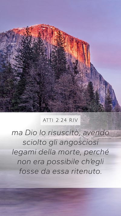 Atti 2:24 RIV Bible Verse Image