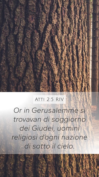Atti 2:5 RIV Bible Verse Image