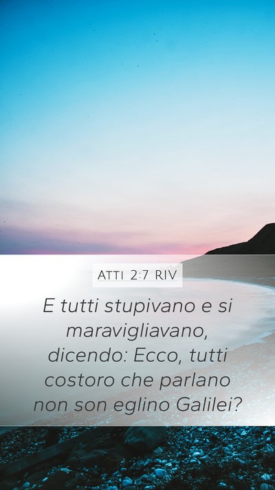 Atti 2:7 RIV Bible Verse Image