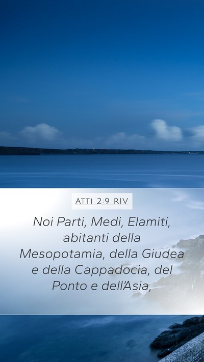 Atti 2:9 RIV Bible Verse Image