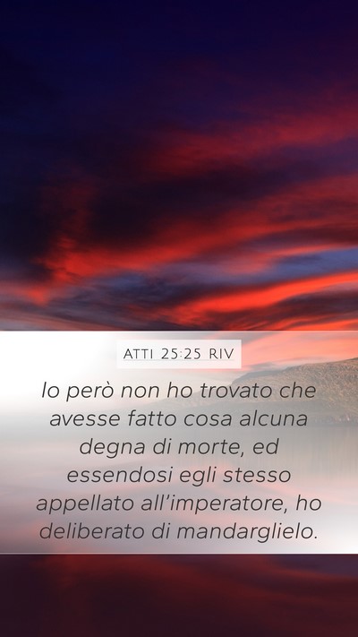 Atti 25:25 RIV Bible Verse Image