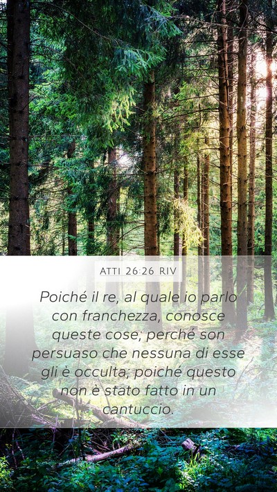 Atti 26:26 RIV Bible Verse Image