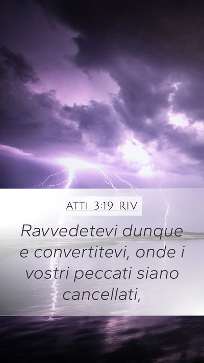 Atti 3:19 RIV Bible Verse Image
