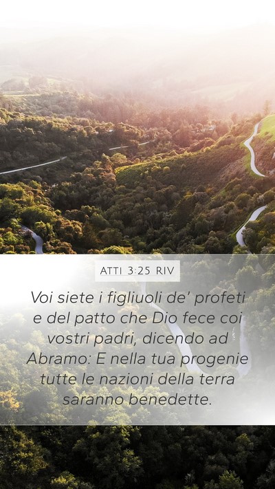 Atti 3:25 RIV Bible Verse Image