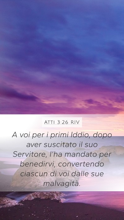 Atti 3:26 RIV Bible Verse Image