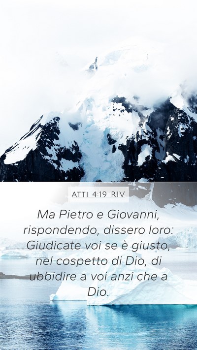 Atti 4:19 RIV Bible Verse Image