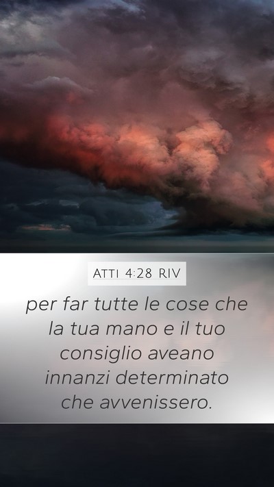 Atti 4:28 RIV Bible Verse Image