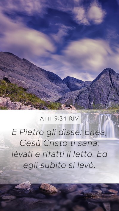 Atti 9:34 RIV Bible Verse Image