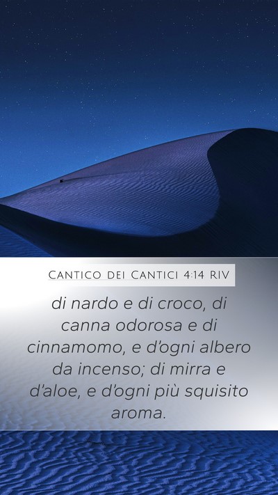 Cantico dei Cantici 4:14 RIV Bible Verse Image