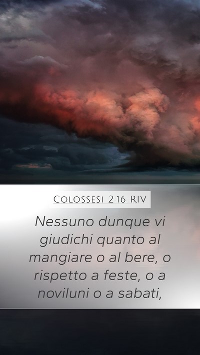 Colossesi 2:16 RIV Bible Verse Image