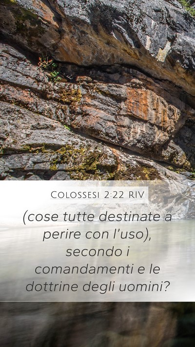 Colossesi 2:22 RIV Bible Verse Image