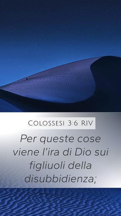 Colossesi 3:6 RIV Bible Verse Image