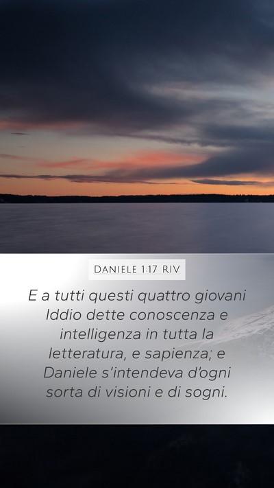 Daniele 1:17 RIV Bible Verse Image
