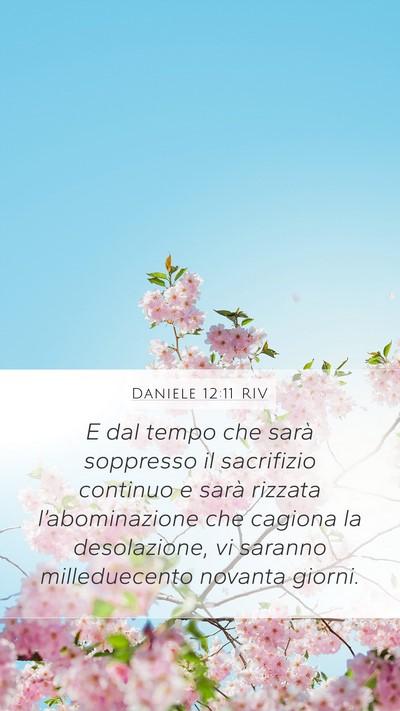 Daniele 12:11 RIV Bible Verse Image
