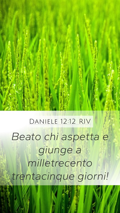 Daniele 12:12 RIV Bible Verse Image