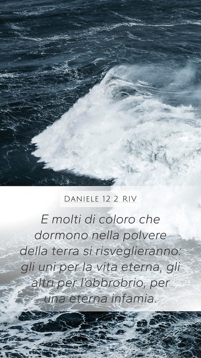 Daniele 12:2 RIV Bible Verse Image