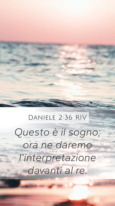 Daniele 2:36 RIV Bible Verse Image