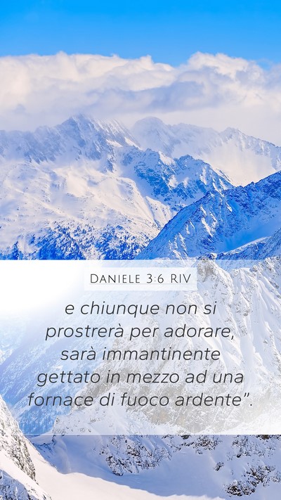 Daniele 3:6 RIV Bible Verse Image