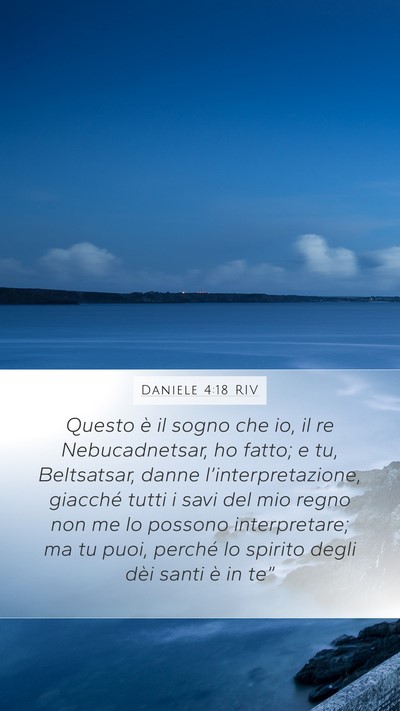 Daniele 4:18 RIV Bible Verse Image