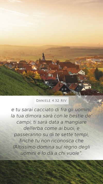 Daniele 4:32 RIV Bible Verse Image