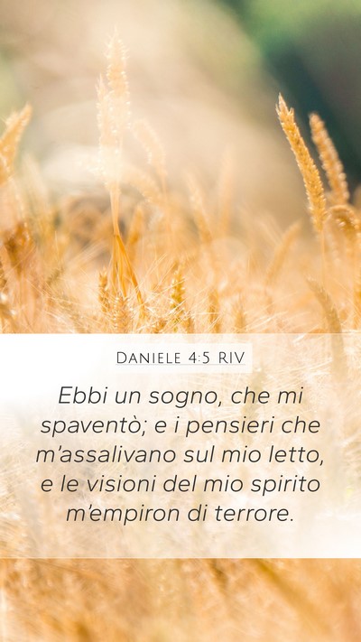 Daniele 4:5 RIV Bible Verse Image
