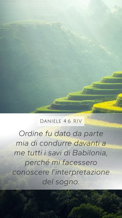 Daniele 4:6 RIV Bible Verse Image