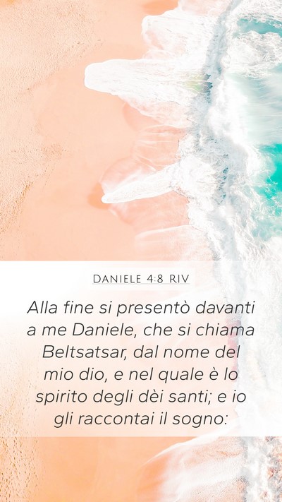Daniele 4:8 RIV Bible Verse Image