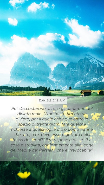 Daniele 6:12 RIV Bible Verse Image