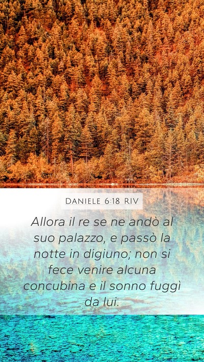 Daniele 6:18 RIV Bible Verse Image