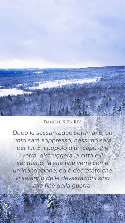 Daniele 9:26 RIV Bible Verse Image