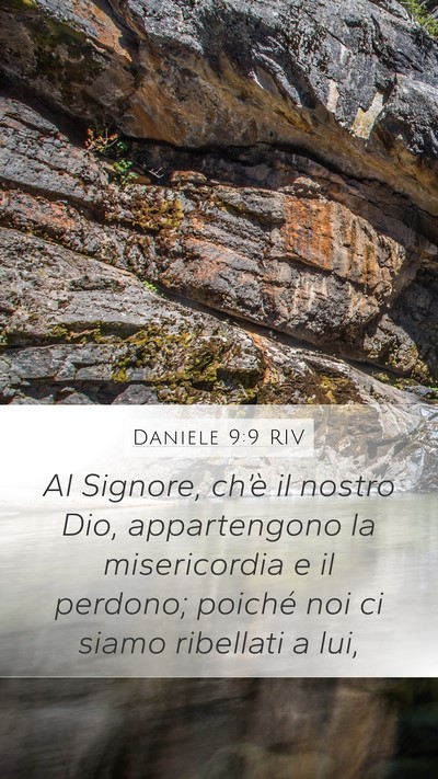 Daniele 9:9 RIV Bible Verse Image