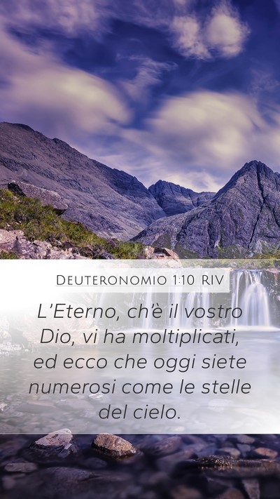 Deuteronomio 1:10 RIV Bible Verse Image