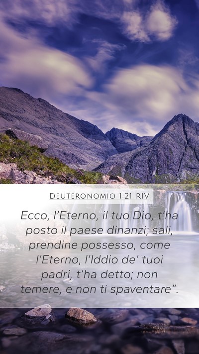 Deuteronomio 1:21 RIV Bible Verse Image