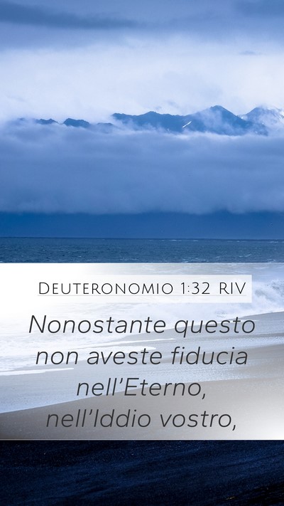Deuteronomio 1:32 RIV Bible Verse Image