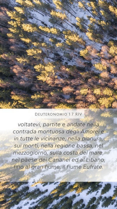 Deuteronomio 1:7 RIV Bible Verse Image