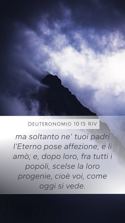 Deuteronomio 10:15 RIV Bible Verse Image