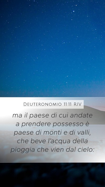 Deuteronomio 11:11 RIV Bible Verse Image