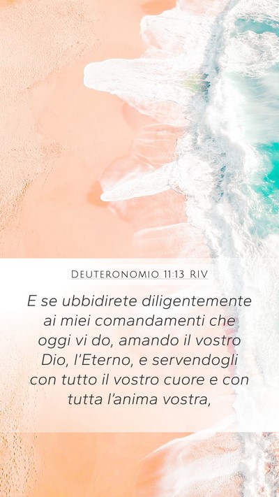 Deuteronomio 11:13 RIV Bible Verse Image